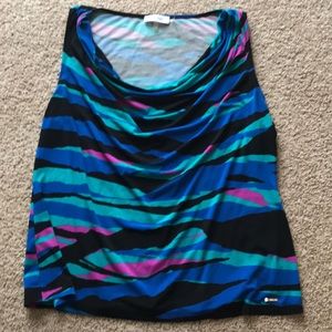 Patterned Calvin Klein tank top